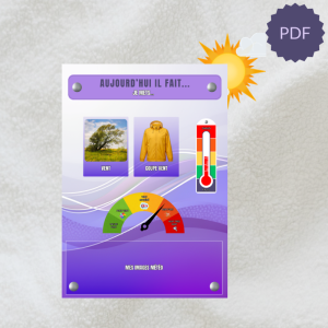 Jeu de la météo - version numérique